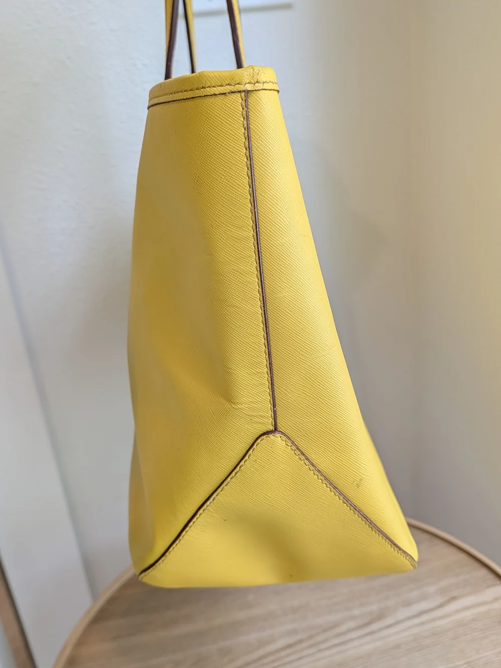 henri bendel Yellow Leather Tote